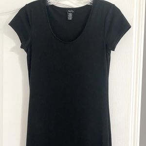 Black split side dress. rue21 size small